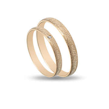 Βέρες Σετ Χρυσές με Ζιργκόν MASCHIO FEMMINA SL71 - themelidisjewels